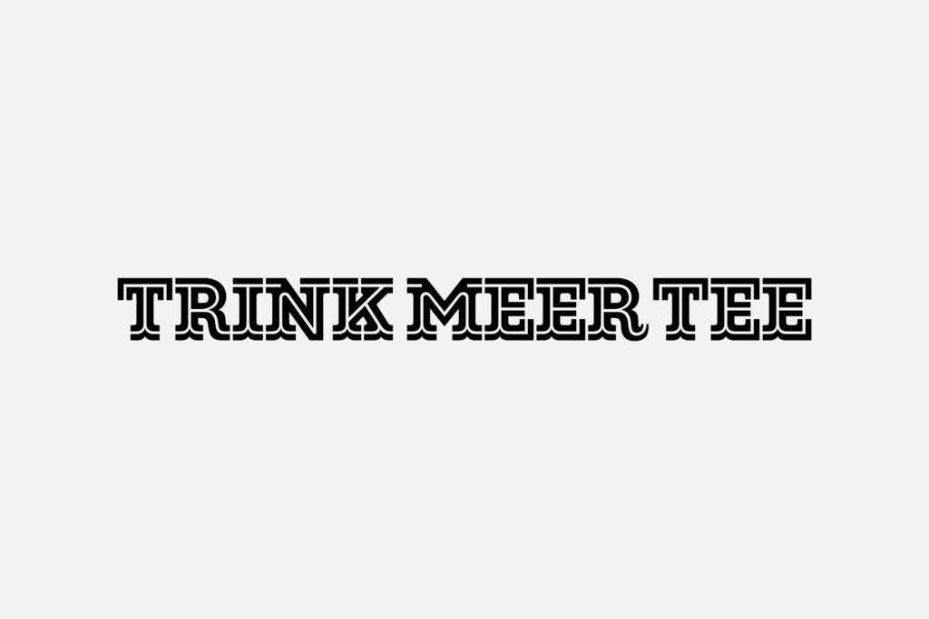Trink Meer Tee Wortmarke Logo